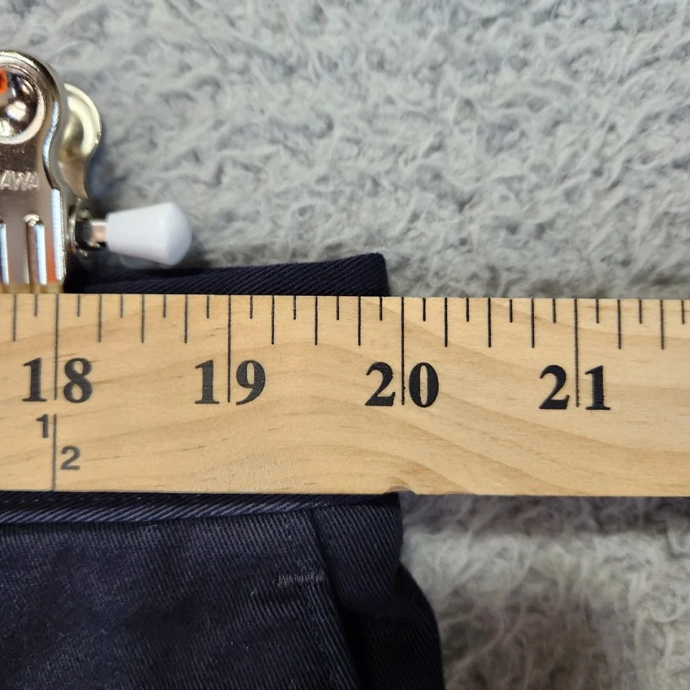 Dockers D3‎ Flat Front Khaki Pants Mens 40x29 Navy Blue and Gray Cotton Lot of 2